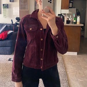 Maroon corduroy Jacket
